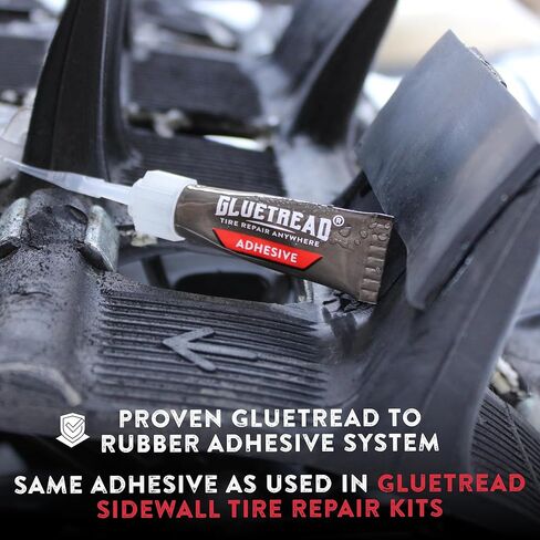 GlueTread Snowmobile Paddle Repair Kit - Reinforce & Repair Torn Snowmobile Paddles - Garage-Ready Track Repair System - Snowmobile Accessories & Gear in Kuwait