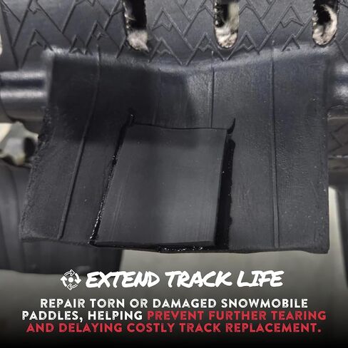 GlueTread Snowmobile Paddle Repair Kit - Reinforce & Repair Torn Snowmobile Paddles - Garage-Ready Track Repair System - Snowmobile Accessories & Gear in Kuwait