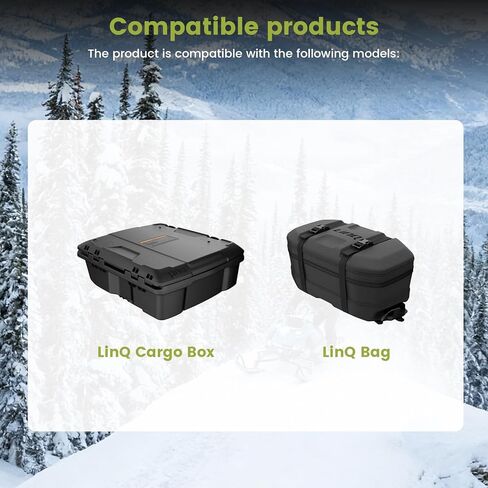 مجموعة قاعدة الشحن المتوافقة مع ملحق نظام Ski-Doo LinQ 860201806 2 قواعد Cargo LinQ وملحقات أجهزة عربات الثلوج in Saudi Arabia