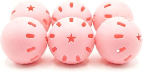 كرات بيسبول بلاستيكية من Bandit Sports Coach RAC Popper، مصنوعة من مواد مقاومة للصدمات والارتداد، كرات بيسبول مثالية للتدريب على البيسبول (6 عبوات) in Kuwait