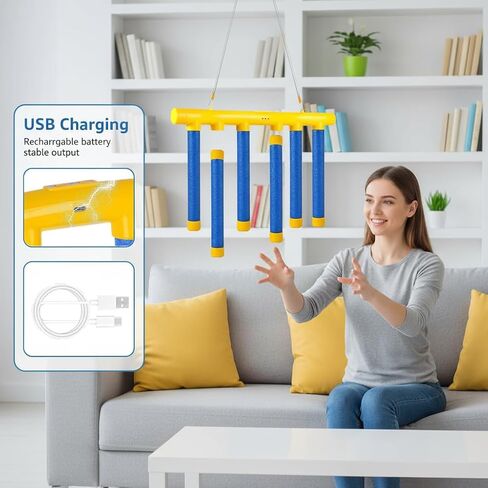 Reflex Drop Sticks Challenge, Falling Sticks Reaction Training Tool, Adjustable Speed Catching Sticks for Hand Eye Coordination & Reaction Time Boost in Adults in Kuwait