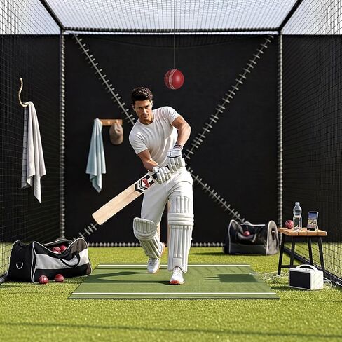 3 Pcs Cricket Hanging Ball PU Cricket Practice Ball with Cord for Outdoor Indoor Practice Hand Eye Coordination Easy to Hang Enhances Batting Skills Family Fun Honing Skills in Kuwait