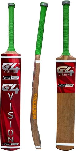 مضرب الكريكيت الإصدار النهائي مصنوع يدويًا من خشب جوز الهند شريط التنس بالحجم الكامل للبالغين بمقبض كامل بمقبض طويل بالحجم الكامل 4.5 بوصة in Kuwait