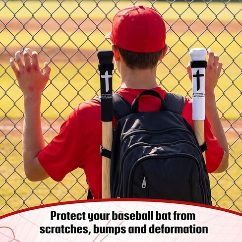 2 Pack Baseball & Softball Ice Cream Drip Bat Cover Wooden Baseball Bat Sleeve Softball Handle Protector for Hanging on Fence Warmer & Cover with Hook for Travel Storage in Saudi Arabia