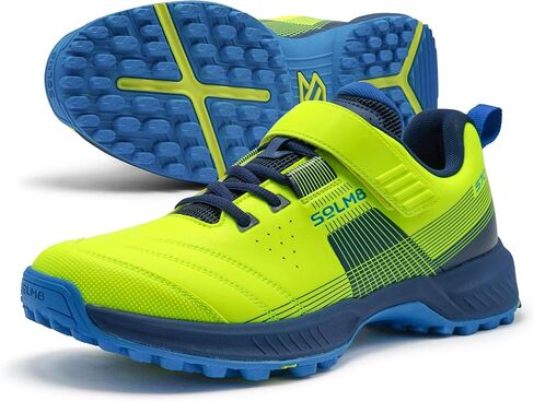 SOLM8 S70 Cricket Shoes with Gel Insole - Designed for Bowlers with Secure Vel-cro Strap & Well Padded Upper and Advance Rubber Cleats in Kuwait
