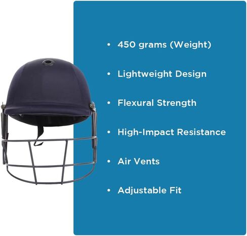 Savage Tech Cricket Helmet, Lightweight, Impact Protection, Breathable Design, Adjustable Fit, Comfort & Safety for Pro Players, Large: 56-58 CM in Saudi Arabia