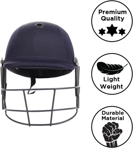 Savage Tech Cricket Helmet, Lightweight, Impact Protection, Breathable Design, Adjustable Fit, Comfort & Safety for Pro Players, Large: 56-58 CM in Saudi Arabia