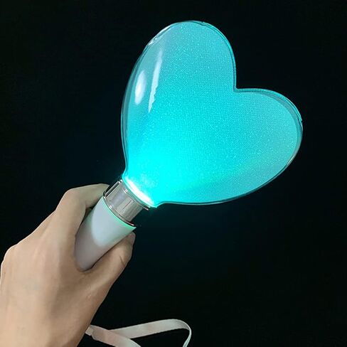 عصا التشجيع للحفلات الموسيقية LED، 15 لونًا عصا التشجيع للحفلات المضيئة للمهرجانات ومستلزمات حفلات أعياد الميلاد (اللون: أبيض) in Kuwait