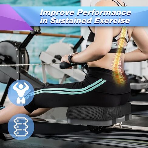 وسادة مقعد آلة التجديف، وسادة آلة التجديف مع رغوة الذاكرة، وسادة مقعد آلات التجديف متوافقة مع معظم آلات التجديف، ملحقات التجديف in Kuwait