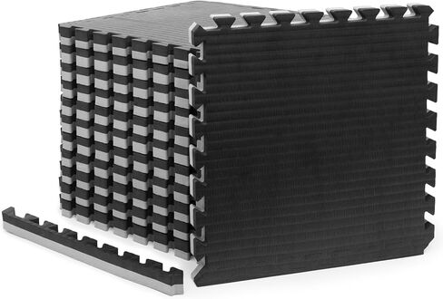 Gold BJJ Home Jiu Jitsu Mats - Extra Thick 1.5" Interlocking Puzzle Mats for Grappling, Wrestling, MMA & Judo Training Room Flooring in Kuwait