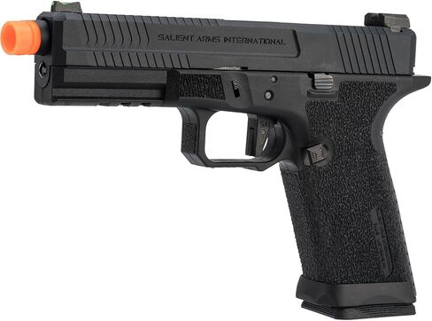 Evike Airsoft - منصة تدريب EMG Salient Arms International BLU القياسية Airsoft مع خلفية نحاسية وأدوات تحكم (اللون: رمادي حديدي) in Kuwait