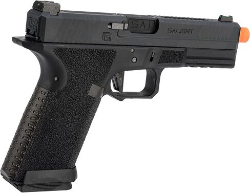 Evike Airsoft - منصة تدريب EMG Salient Arms International BLU القياسية Airsoft مع خلفية نحاسية وأدوات تحكم (اللون: رمادي حديدي) in Kuwait