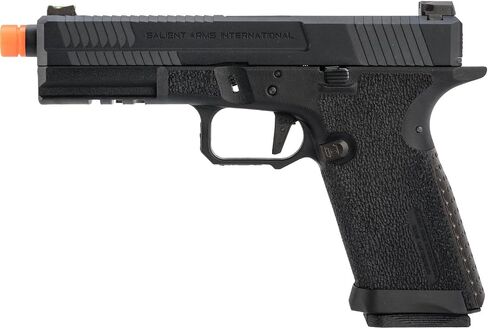 Evike Airsoft - منصة تدريب EMG Salient Arms International BLU القياسية Airsoft مع خلفية نحاسية وأدوات تحكم (اللون: رمادي حديدي) in Kuwait