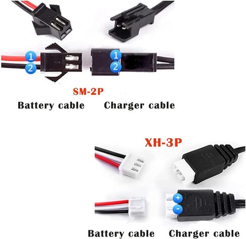 2 حزمة 7.4 فولت 2000 مللي أمبير بطارية ترشيش الكرة بندقية بطارية حزمة الملحقات ل SRB1200 400 400-SUB Airsoft أو لعبة مسدس الماء مع كابل شحن USB SM2P XH-3 التوصيل in Kuwait