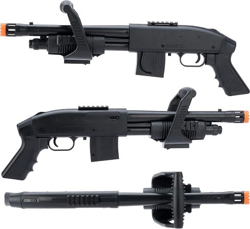 Evike Airsoft - بندقية M590 منشار كهربائي مرخصة من Mossberg من Cybergun (اللون: أسود) in Kuwait