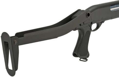 Evike Airsoft - CYMA Standard Metal M870 3-Round Burst Multi-Airsoft Shotshell تحميل Airsoft Shotgun (الطراز: معدن قابل للطي) - (PID: 63539) in Kuwait