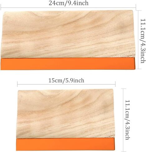 Caydo 9.4 inch Screen Printing Squeegee, 75 Durometer Wooden 4.3 inch Wide in Saudi Arabia