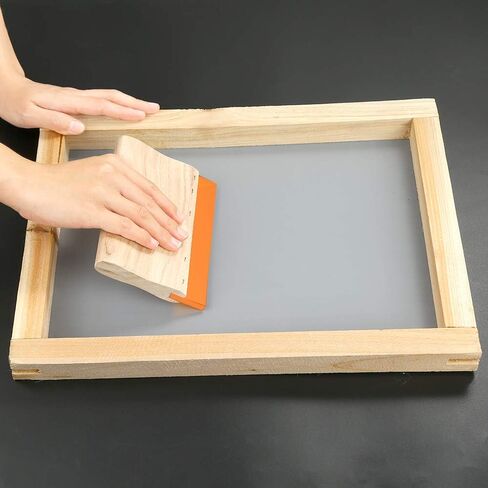 Caydo 9.4 inch Screen Printing Squeegee, 75 Durometer Wooden 4.3 inch Wide in Saudi Arabia