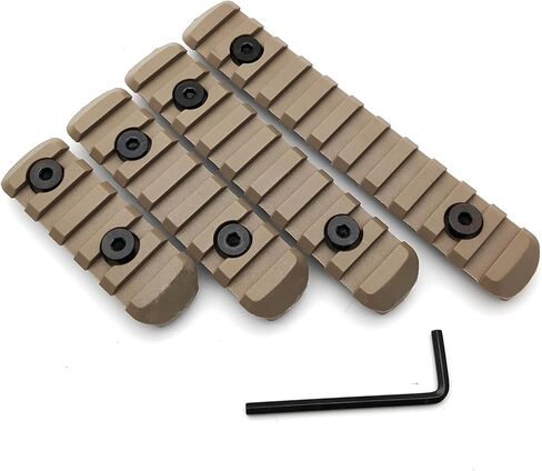 4-Pack Polymer Picatinny Rail Sections Kit for Rail Mount System - 5/7/9/11 Slots in Kuwait