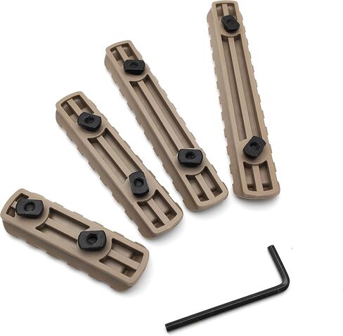 4-Pack Polymer Picatinny Rail Sections Kit for Rail Mount System - 5/7/9/11 Slots in Kuwait