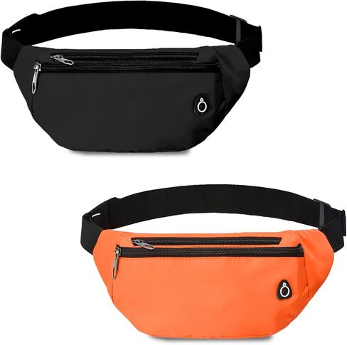 Fanny Pack for Women Men,Crossbody Fanny Pack Water Resistant Sports Waist Bag Pack, Belt Bag for Travel Hiking Running in Kuwait