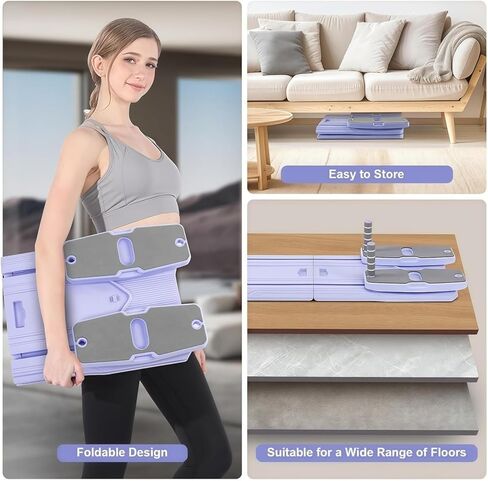 Pilates Reformer Board Set - 2026 Foldable 8-in-1 Pilates Machine for Full Body Workouts, Ab Core Trainer with Resistance Bands, Portable Home Pilates Equipment for Women & Men in Kuwait