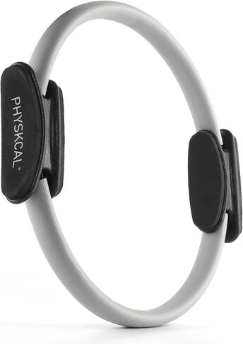 Pilates Ring, 15-Inch Magic Circle with Extra Thick Padded Handles, Pilates Equipment for Toning Inner Thighs, Arms and Strengthening Cores- Workout Guide Included in Kuwait