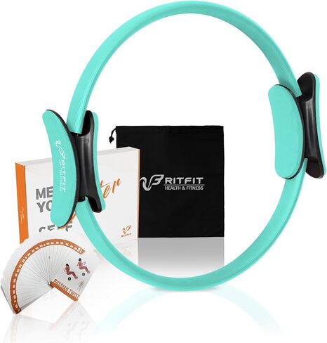 RitFit Pilates Ring Circle - 14 Inch Magic Fitness Circle for Toning Inner & Outer Thighs, Bonus Workout Guide Included in Kuwait