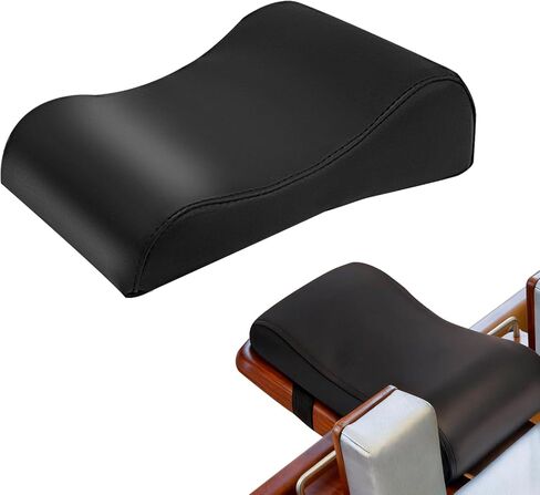 وسادة دعم الرأس والرقبة من بيلاتيس - وسادة بيلاتيس مريحة لمحاذاة عنق الرحم - مسند رأس إسفنجي عالي الكثافة مع حزام قابل للتعديل - يناسب معظم آلات الإصلاح ومعدات البيلاتيس المنزلية in Kuwait