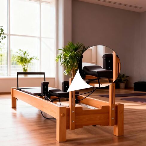 وسادة دعم الرأس والرقبة من بيلاتيس - وسادة بيلاتيس مريحة لمحاذاة عنق الرحم - مسند رأس إسفنجي عالي الكثافة مع حزام قابل للتعديل - يناسب معظم آلات الإصلاح ومعدات البيلاتيس المنزلية in Kuwait