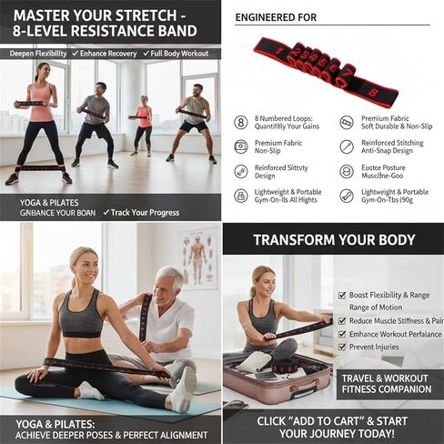 Fitness Resistance Bands, Pilates Band, Pedal Resistance Band with Handle, Exercise Bands Resistance, Yoga Straps for Stretching, Ligas De Resistencia para Hacer Ejer in Saudi Arabia