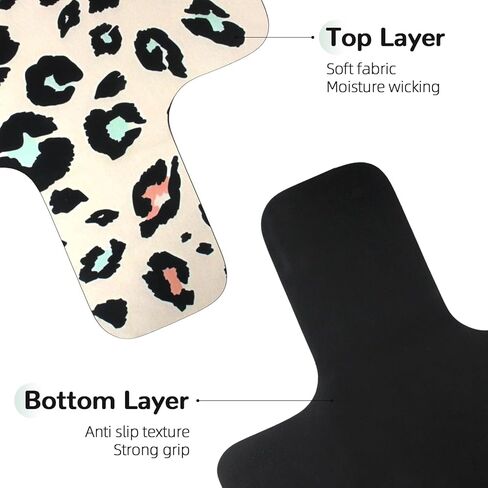 بساط مصلح بيلاتيس غير قابل للانزلاق، بساط منشفة بيلاتيس بسطح من الصوف الناعم، بساط بيلاتيس مع معدات متعددة، خفيف الوزن وقابل للطي، يمتص العرق ويجف سريعًا، لليوجا واللياقة البدنية (مرقط) in Kuwait