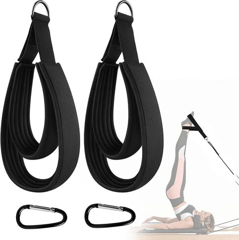 Padded Double Loop Kit for Balanced Body Pilates Reformer, Straps with D Rings for Studio, for Clinical, for Allegro 1 Pilates Reformers Equipment in Saudi Arabia