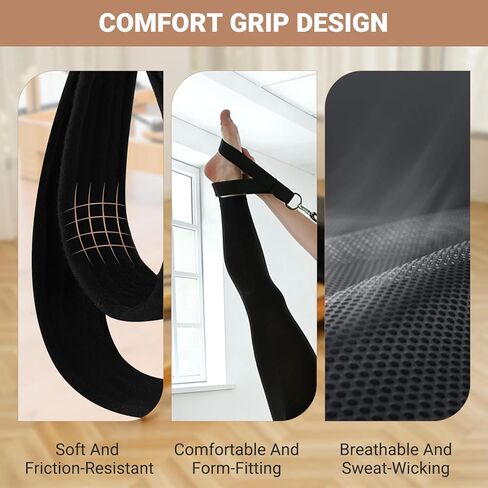 Padded Double Loop Kit for Balanced Body Pilates Reformer, Straps with D Rings for Studio, for Clinical, for Allegro 1 Pilates Reformers Equipment in Saudi Arabia