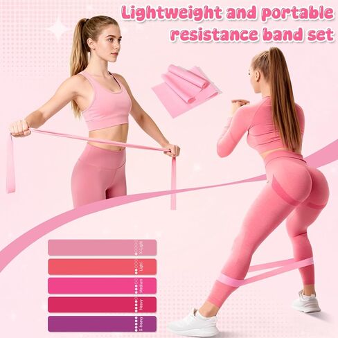 Pilates Equipment Kit for Home Workouts - 18pcs Set- 14'' Pilates Ring and Ball Set for Women, Pilates/Yoga Accessories Kit with Wrist Weights, Resistance Bands, Core Sliders, Yoga Strap, Socks, Bag in Kuwait