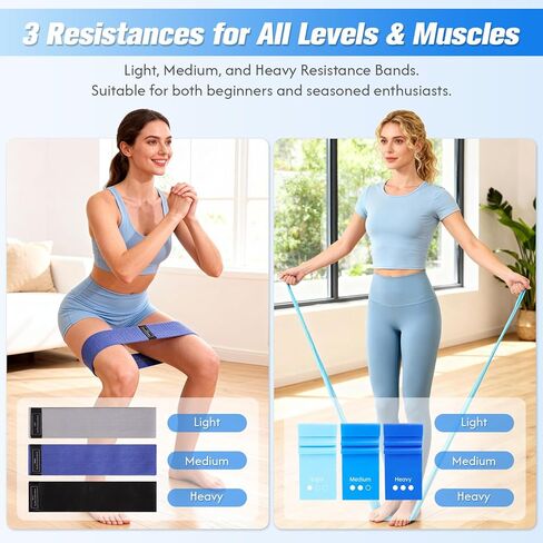 GINMIC Pilates Equipment, Pilates Kit for Women Home Workouts, at Home Pilates Set with Pilates Ring, Pilates Ball, Long and Loop Resistance Bands, Pilates Socks, Massage Ball, Guide & Bag in Kuwait