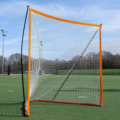 QuickPlay Ripshot Flexi Lacrosse Goal 6x6' - Regulation Lacrosse Goal with 8 Ply Lacrosse Net, 80 Second Pop Up Portable Backyard Lacrosse Goal for Training & Boys and Girls Lacrosse in Saudi Arabia