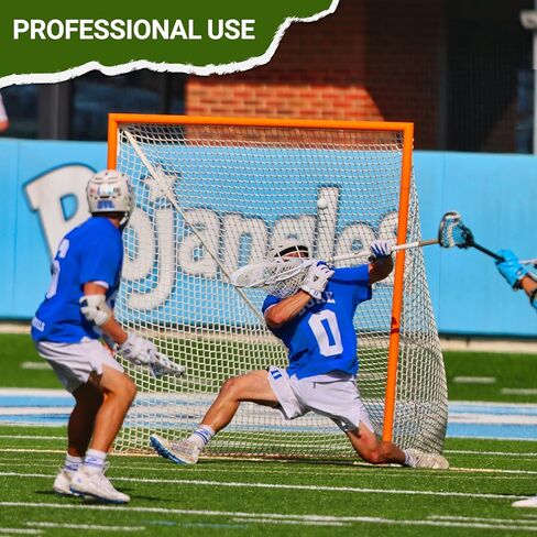 استبدال شبكة هدف لاكروس 4 مم 6 × 6 × 7 قدم شديدة التحمل مع حبل ربط شبكي لاكروس 2/4 × 49 قدم، شبكة بديلة لاكروس لممارسة لاكروس والمنافسة in Kuwait