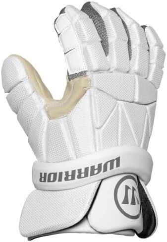 قفازات لاكروس Warrior Evo Lite، باللون الأبيض in Kuwait