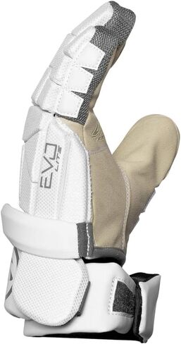 قفازات لاكروس Warrior Evo Lite، باللون الأبيض in Kuwait