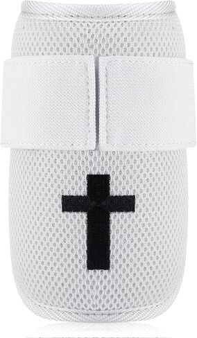 Soulchen البيسبول الكوع الحرس الشباب الكرة اللينة الكوع الحرس مع نمط الصليب والأشرطة قابل للتعديل للشباب البيسبول الرياضة الكرة اللينة in Kuwait