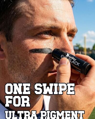 Eye Black for Multi Sports, Anti-Glare Eyeblack for Baseball Football Softball Lacrosse Game Gare, Waterproof Grease Black Paint for Athletes & Fans Accessories in Kuwait