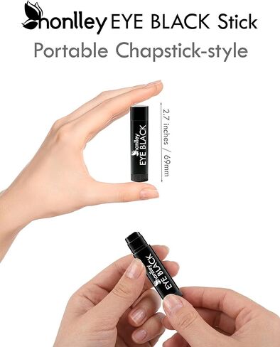 Eye Black for Multi Sports, Anti-Glare Eyeblack for Baseball Football Softball Lacrosse Game Gare, Waterproof Grease Black Paint for Athletes & Fans Accessories in Kuwait