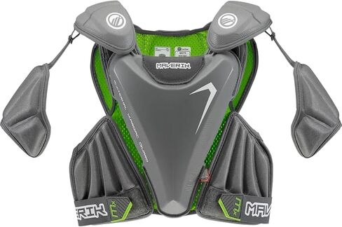 Maverik MX EKG Grey Lacrosse Shoulder Pads (Adult Large) in Saudi Arabia
