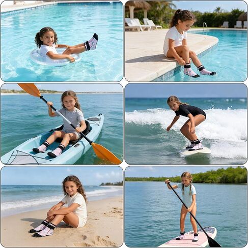 3mm Neoprene Kids Socks for Boys & Girls, Wetsuit Socks Anti-Slip Keep Warm Diving Socks Swim Socks in Saudi Arabia