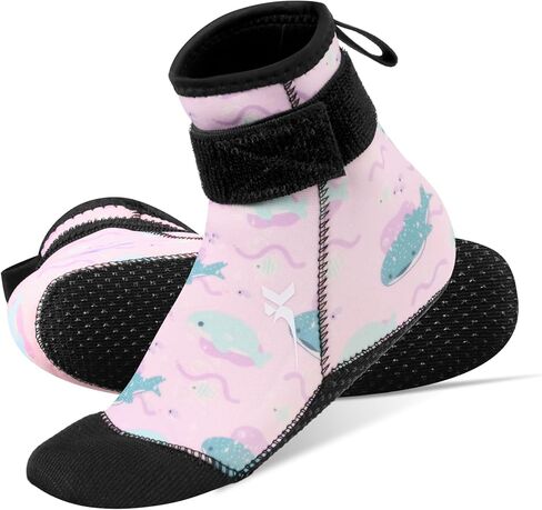 3mm Neoprene Kids Socks for Boys & Girls, Wetsuit Socks Anti-Slip Keep Warm Diving Socks Swim Socks in Saudi Arabia