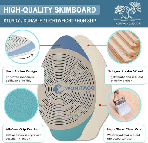 لوح التزلج مع وسادة قبضة EVA وطبقة شفافة شديدة اللمعان، وألواح خشبية للأطفال الصغار والكبار in Kuwait