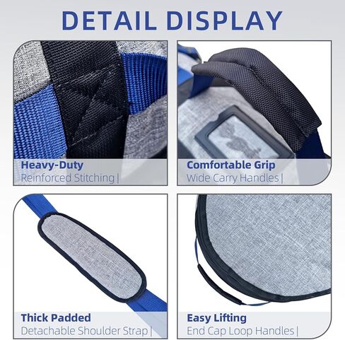 حقيبة سفر لركوب الأمواج بطول 8 أقدام، حقيبة مزدوجة متينة لركوب الأمواج 1680D مع حماية 360 درجة، سقف السيارة وخط الطيران جاهز لألواح ركوب الأمواج 6'0/6'6/7'0/7'6/8'0 (بحد أقصى 24 بوصة) in Kuwait