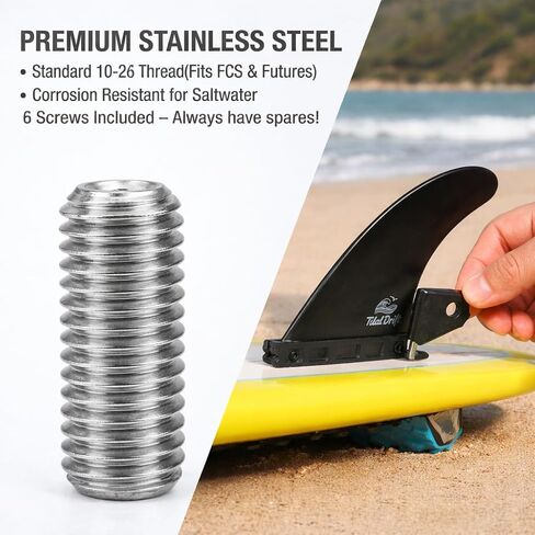 طقم مشط شمع متعدد الأدوات بزعانف ركوب الأمواج، يتضمن مفتاح زعنفة، وفتاحة زجاجات، وكاشطة وسلسلة مقود، ومسامير إمساك من الفولاذ المقاوم للصدأ متوافقة مع FCS، والعقود الآجلة، واللوح الطويل، وSUP in Kuwait