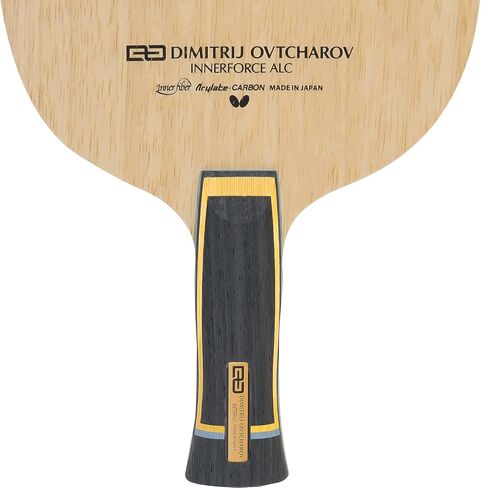 Butterfly Ovtcharov Innerforce ALC Table Tennis Blade - Professional Butterfly Table Tennis Blade - Innerforce AL Carbon Fiber Blade - Available in an, FL, and ST Handle Styles - Made in Japan in Saudi Arabia